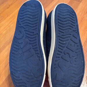 Native Jefferson Kids Slip-On Sneakers Navy Blue/White – Size 12